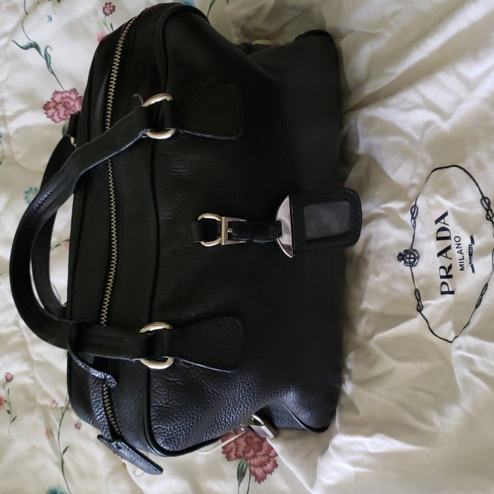 Ladies leather Prada bag